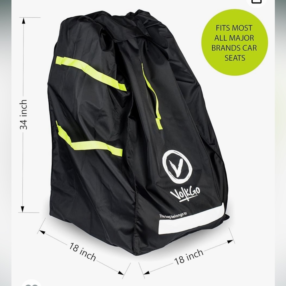 Car Seat Bags for Air Travel, Car Seat Travel Bag for Airplane